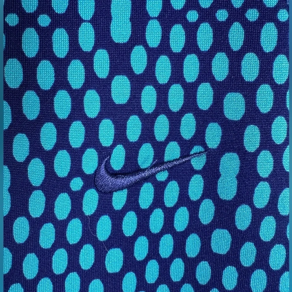 Nike Therma-Fit Blue Pullover Hoodie Polka Dot size Small